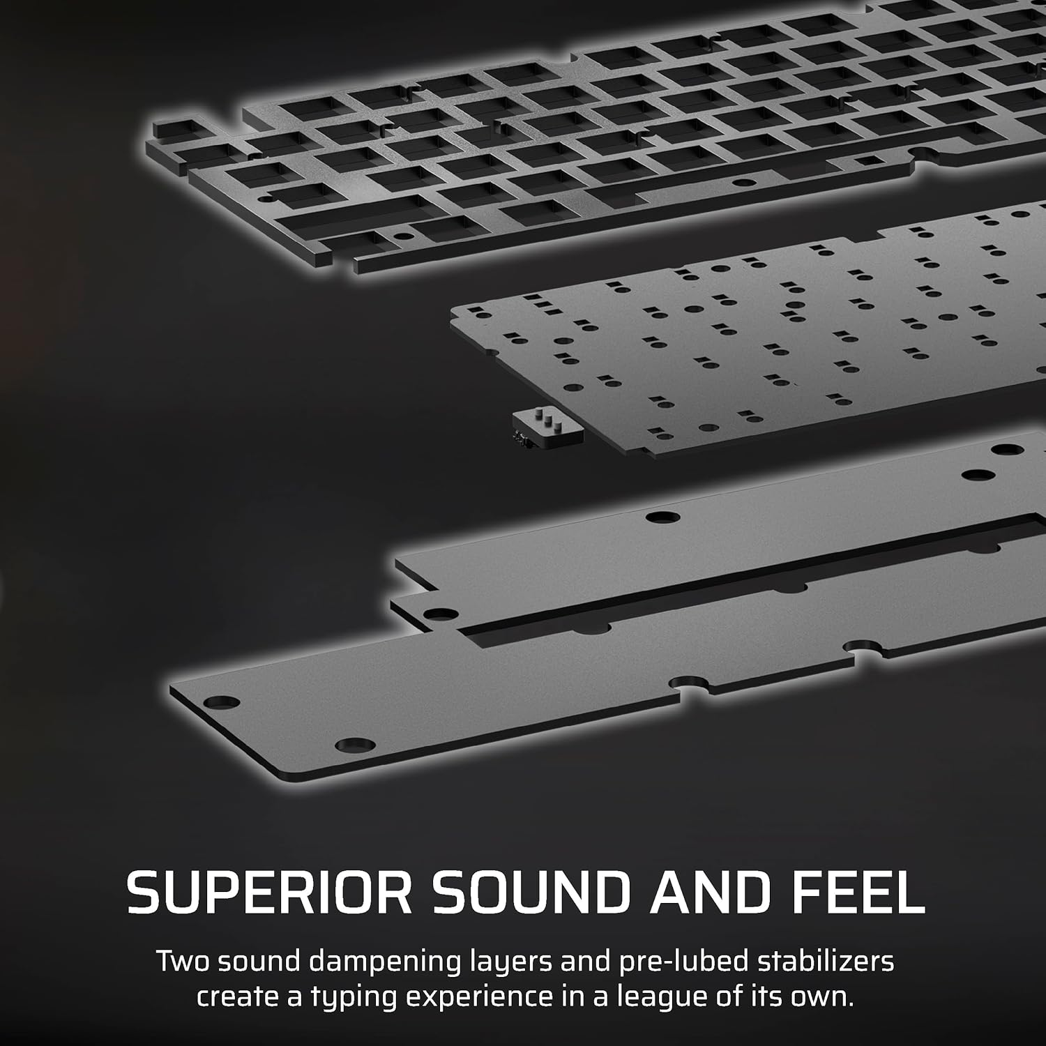 CORSAIR K70 CORE TKL RGB Tenkeyless Mechanical Wired Gaming Keyboard &ndash; Pre-Lubed MLX Red V2 Linear Switches, SOCD, ABS Double-Shot Keycaps, Sound Dampening, 1000Hz Polling, QWERTY NA &ndash; Black image number 4