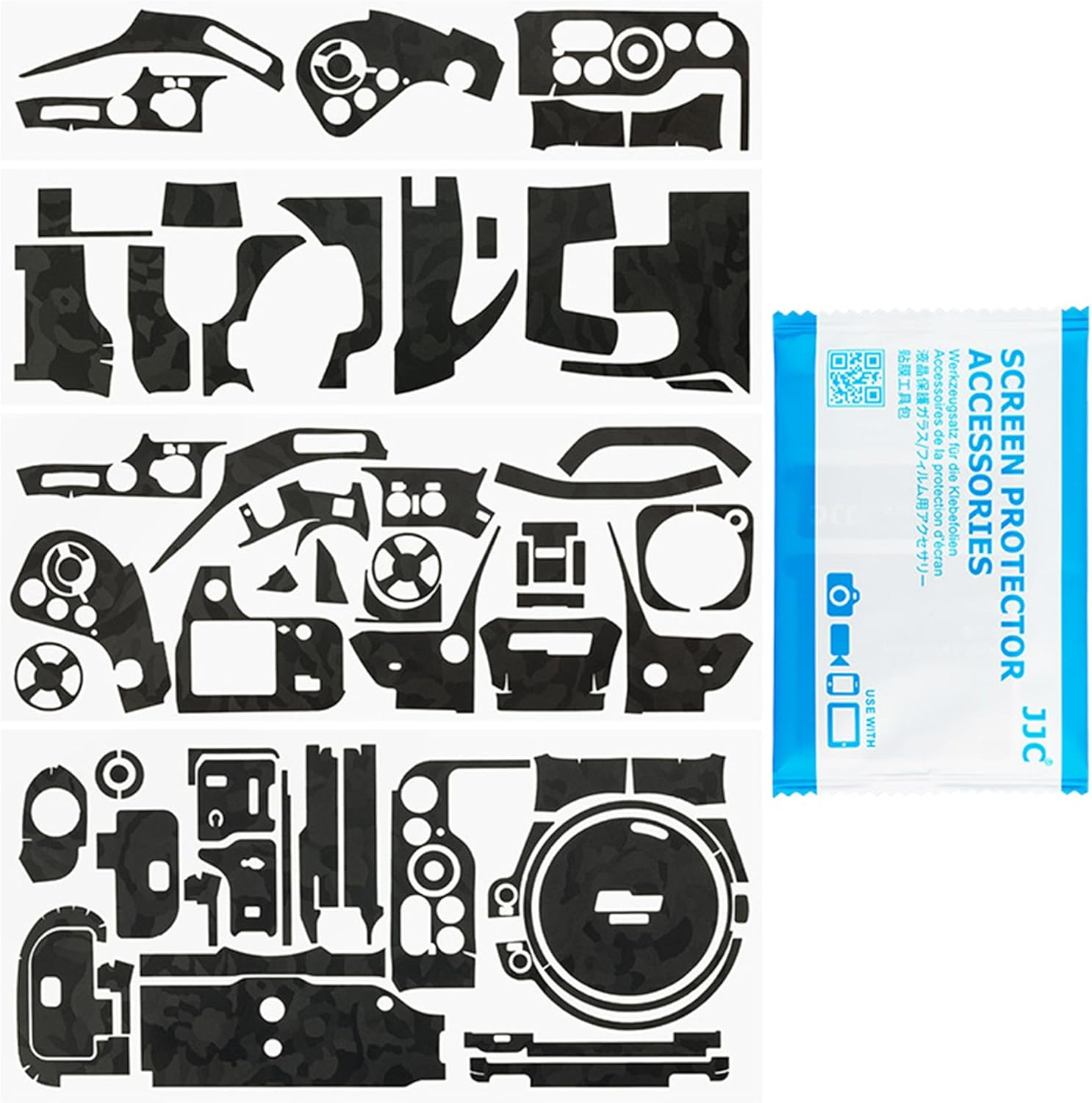 JJC Anti-Scratch Protection Sticker Compatible with Leica Q3 Mirrorless Camera, Non-Slip Camera Body Skin Cover Film Protector (Black) image number 3