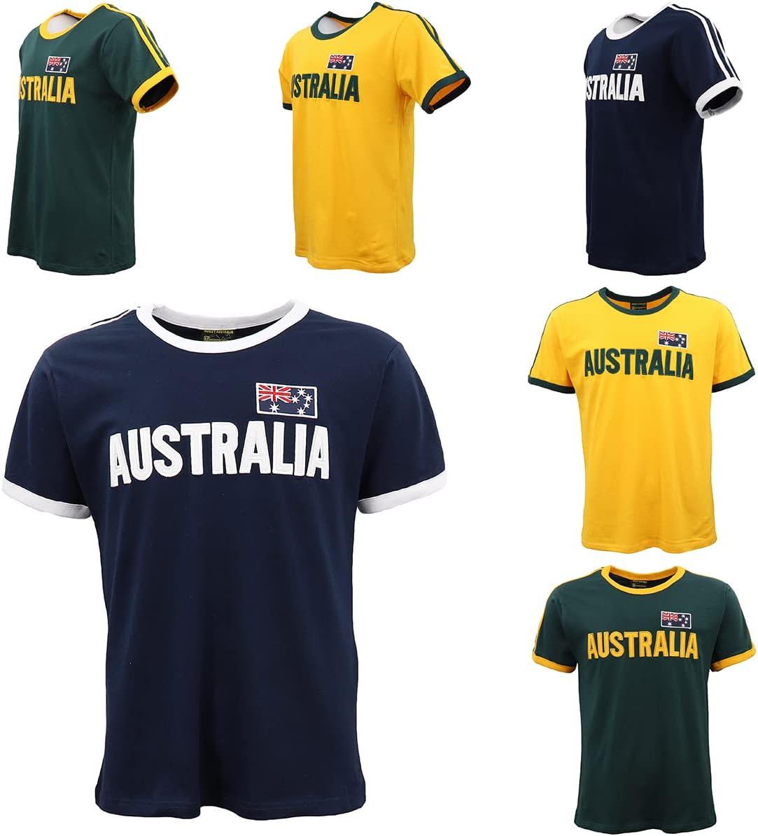 New 2-14 Years 100% Cotton Kids T-Shirt Australia Day Flag Stripes Tee Tops Gift image number 3