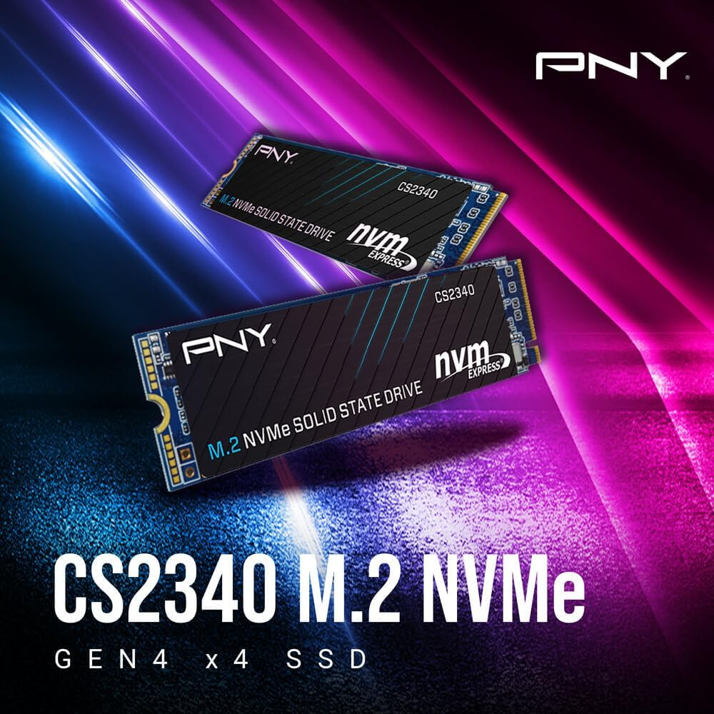 PNY SSD, M.2,2280,Nvme,Cs2340,2Tb, Gen4X4 image number 4