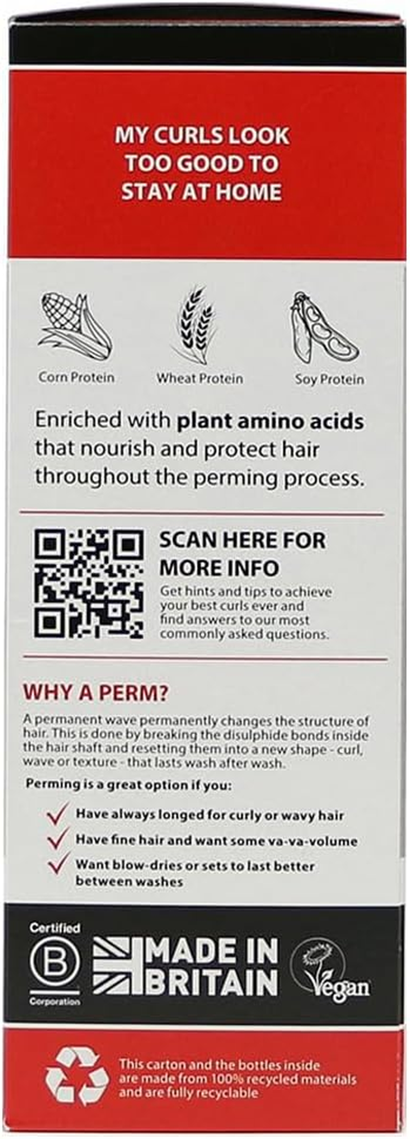 Pin-Up End Curl Home Perm for Defined and Long-Lasting Results 130Ml image number 3