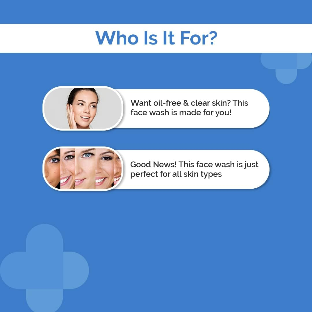 The Derma Co Oil-Free Daily Face Wash with Hyaluronic Acid, Glycolic Acid Multivitamins for Clear Hydrated Skin - 100Ml image number 6