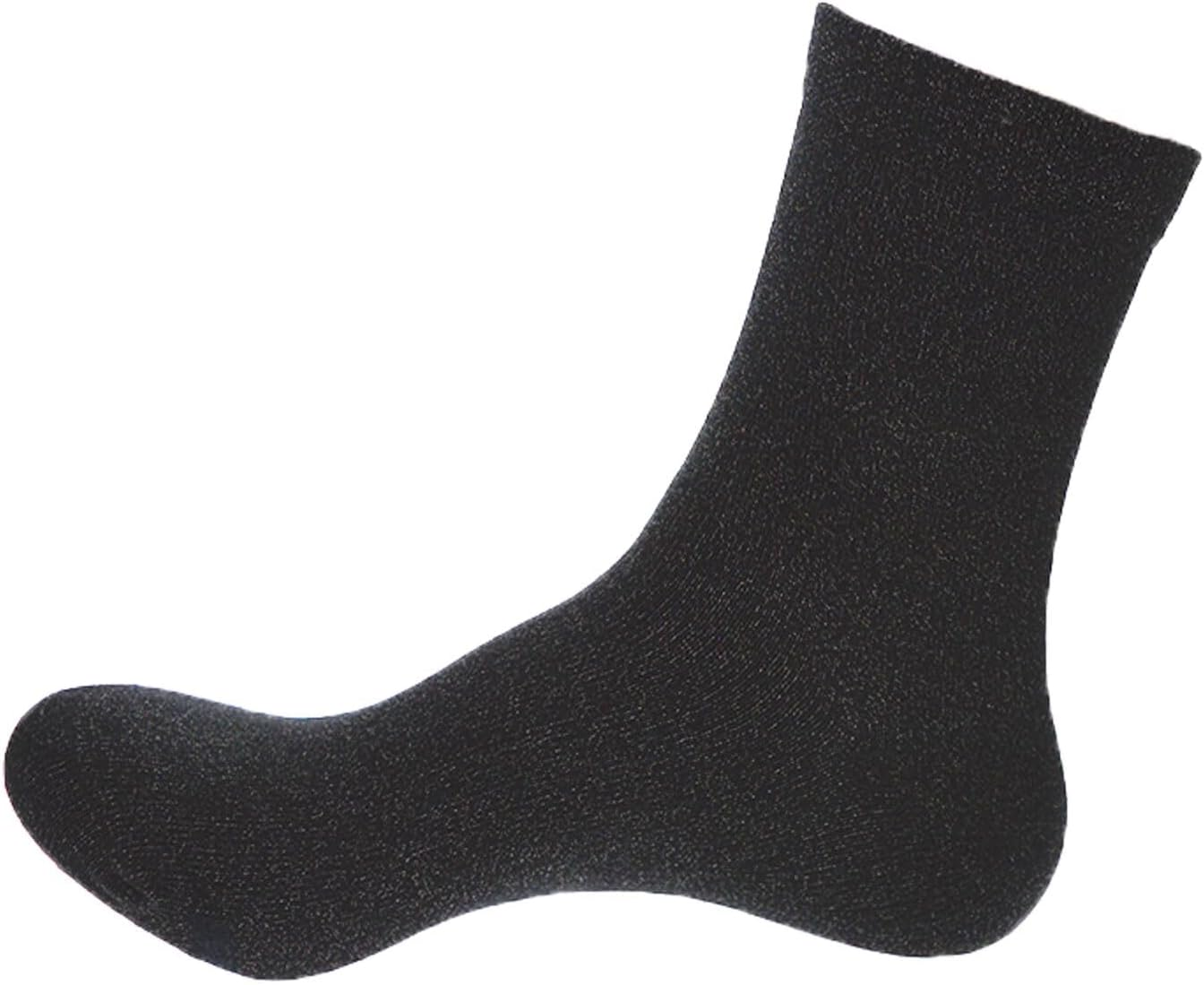 Grounding Socks, Conductive Silver Fiber Crew Socks for Women Men, Earth Connected Socks for Grounding Mat, Sheets, Shoes