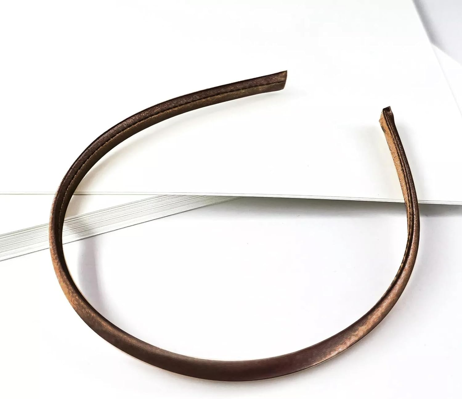 Plain Satin Headband Hair Accessories School Girls Hair Band,10Mm,3Pcs in a Pack (Navy Blue, One Size)