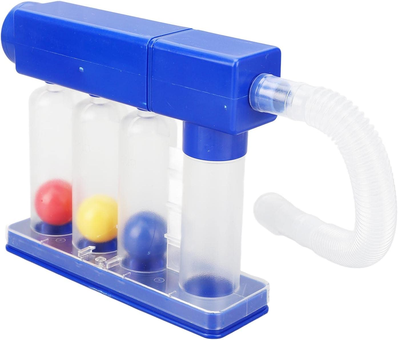 Breathing Lung Exerciser, 3 Color Coded Balls, 600Cc to 1200Cc Breath Measurement System, Deep Breathing Exercise for Lung Recovery, Deep Breathin Training for Most People image number 1