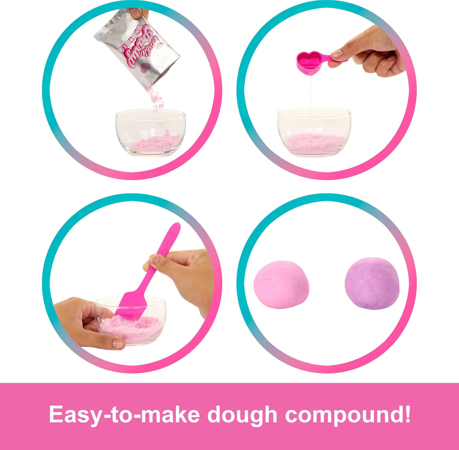 ​Barbie Party Unboxed Doll & Accessories, Pet Birthday Series Birthday Bows Set with 10 Surprises Including Color Change & Cake-Decorating Activity image number 5