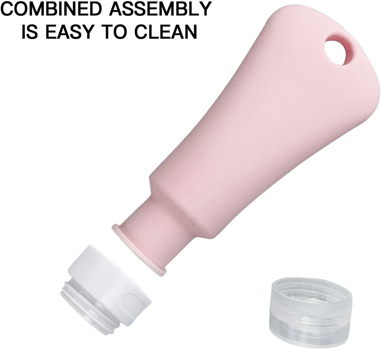 Aoyeious Silicone Travel Bottles Set, Leak Proof Squeezable Portable Tubes Travel Size Toiletries Containers, Travel Tube Sets Cosmetic Toiletry Containers for Shampoo Lotion Soap- 4 Pack (3 Fl. Oz), image number 5