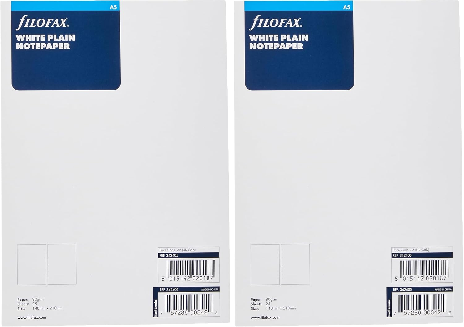 Filofax A5 Name/Address/Phone/Fax (B340206)