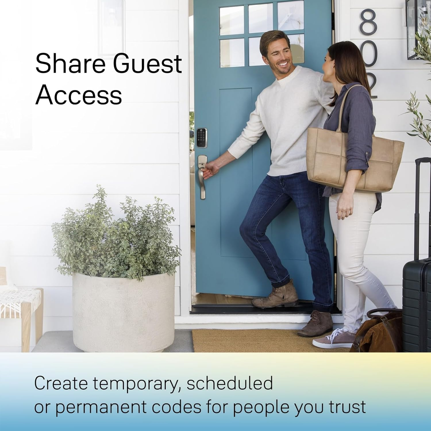 Yale Security Assure Lock 2, Key-Free Keypad Lock with Bluetooth, Oil Rubbed Bronze image number 4