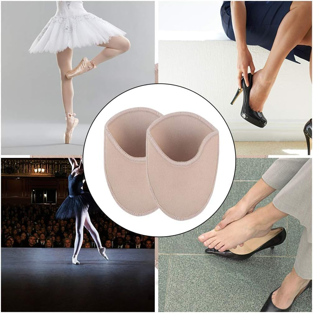 Foot Pads Protect, Toe Pouches Pads, Protect Toe Cover for Heel, Ballet, Point Shoes (Long) image number 2