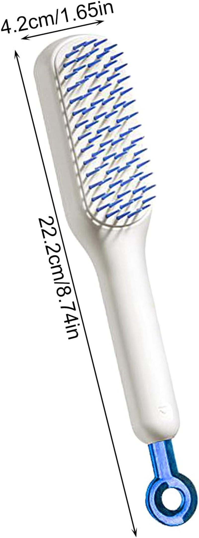 Massage Hair Comb - Detangling Massage Comb | Anti-Static Massage Comb Brush Detangler, Hair Brush Comb for Long, Curly, Thick Hair Meindin - Blue image number 6