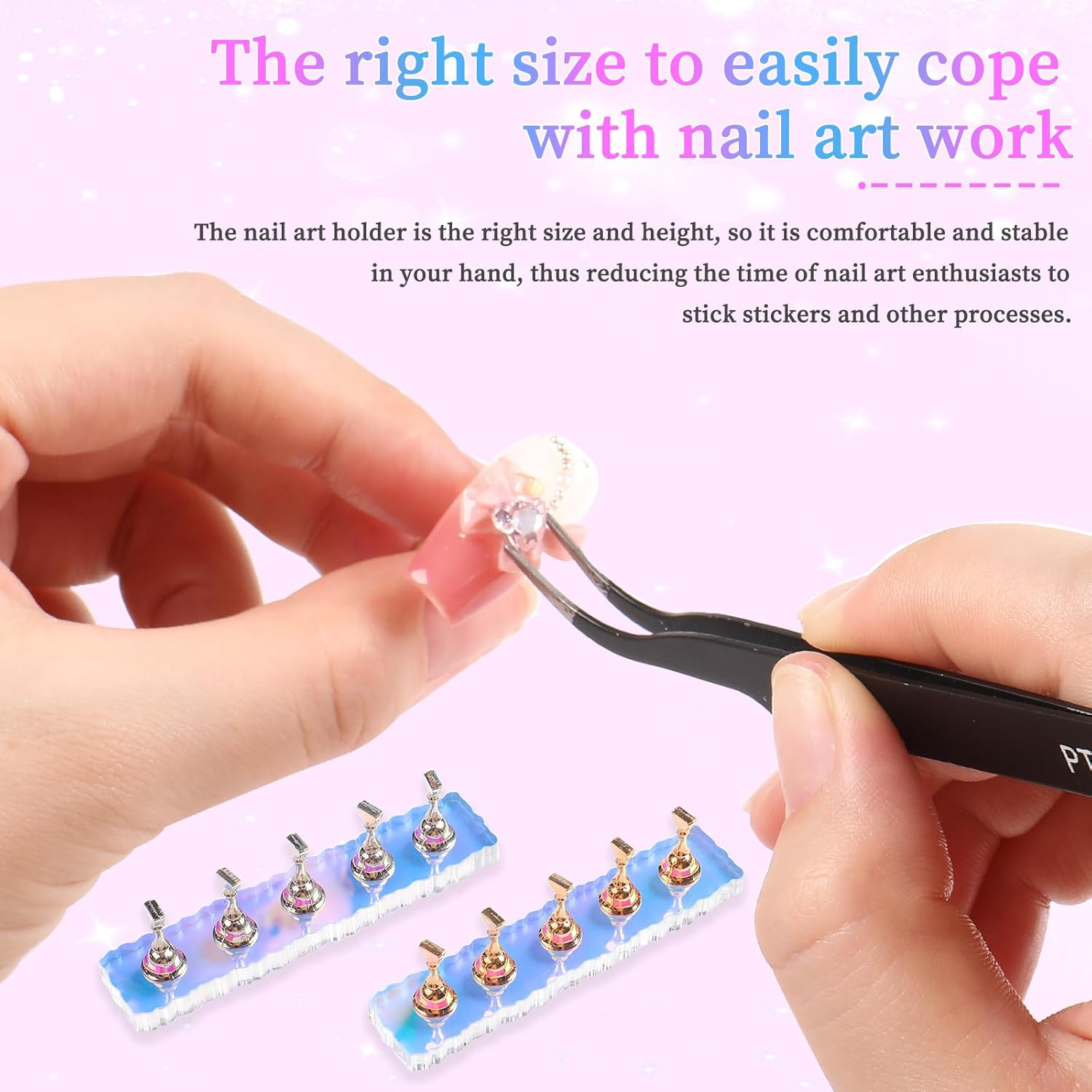 Aurora Nail Holder for Painting Nail (Flower)