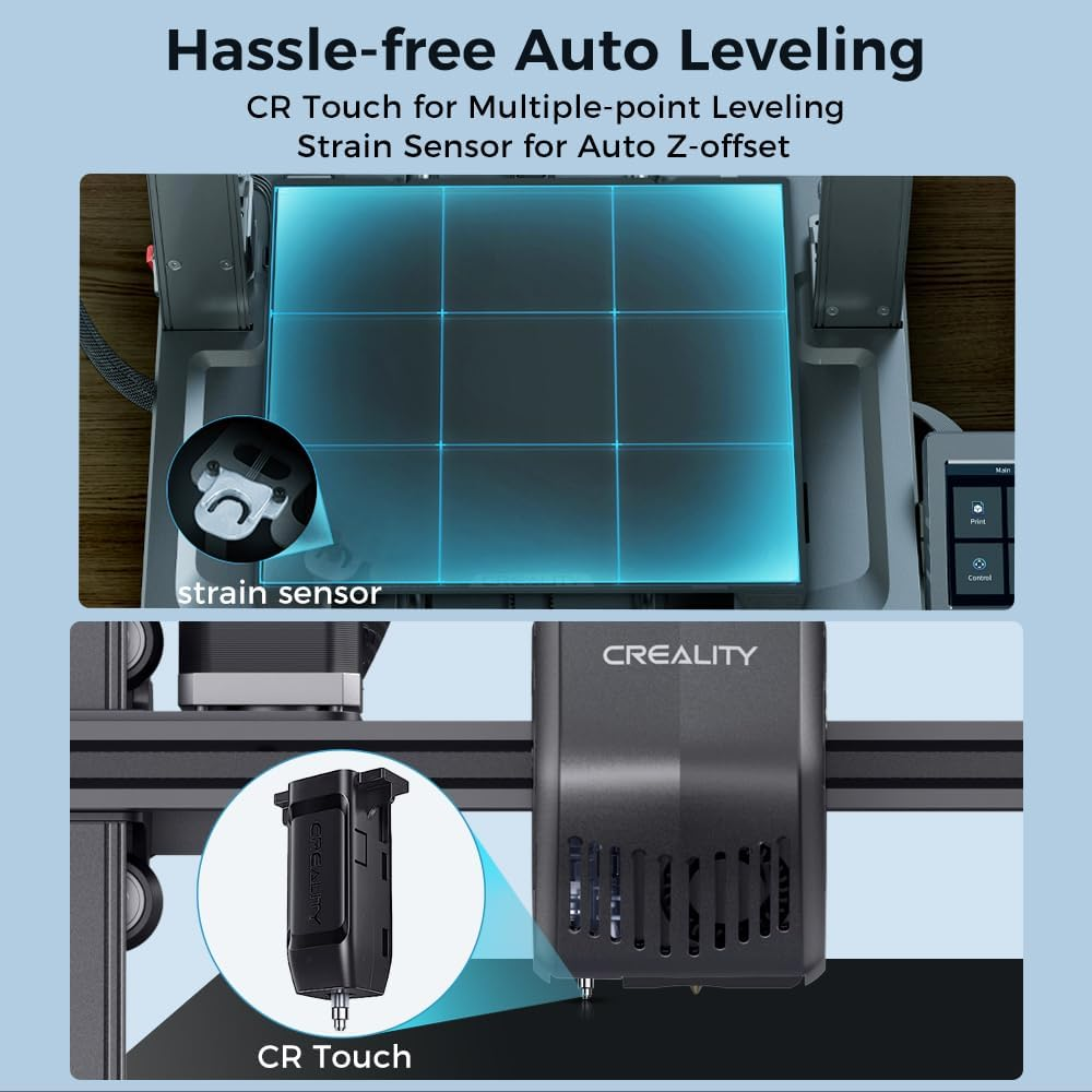 Creality Ender 3 V3 SE 3D Printer, 250Mm/S Printing Speed FDM 3D Printers with CR Touch Auto Leveling, Sprite Direct Extruder Auto-Load Filament Dual Z-Axis Y-Axis, Printing Size 220 * 220 * 250Mm image number 3