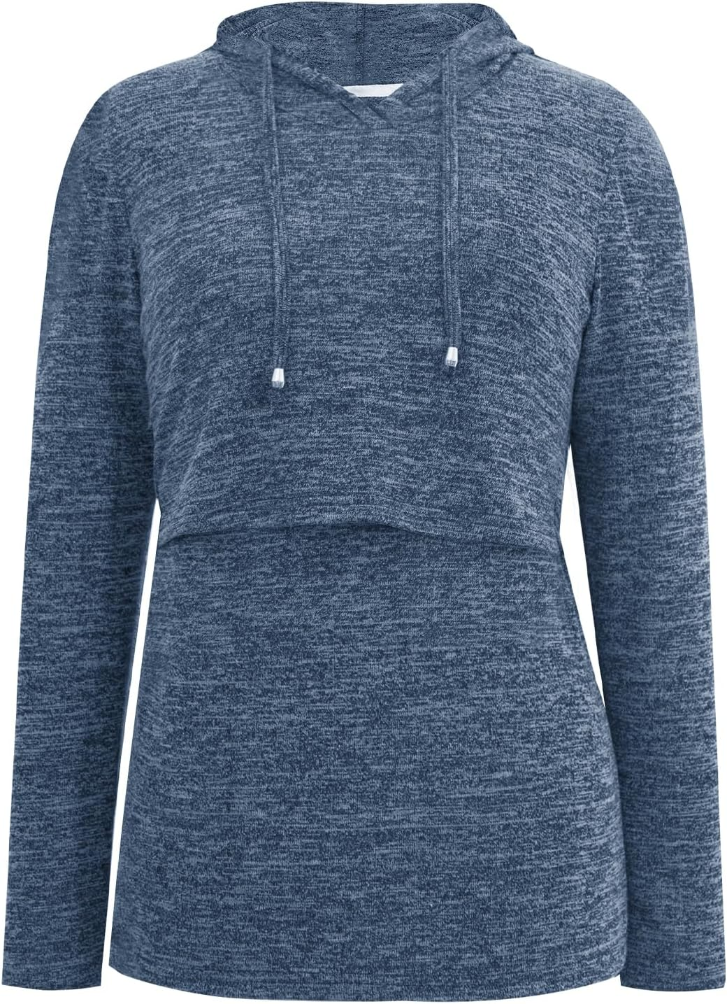 Smallshow Women'S Nursing Tops Long Sleeve Breastfeeding Shirt Hoodie image number 3