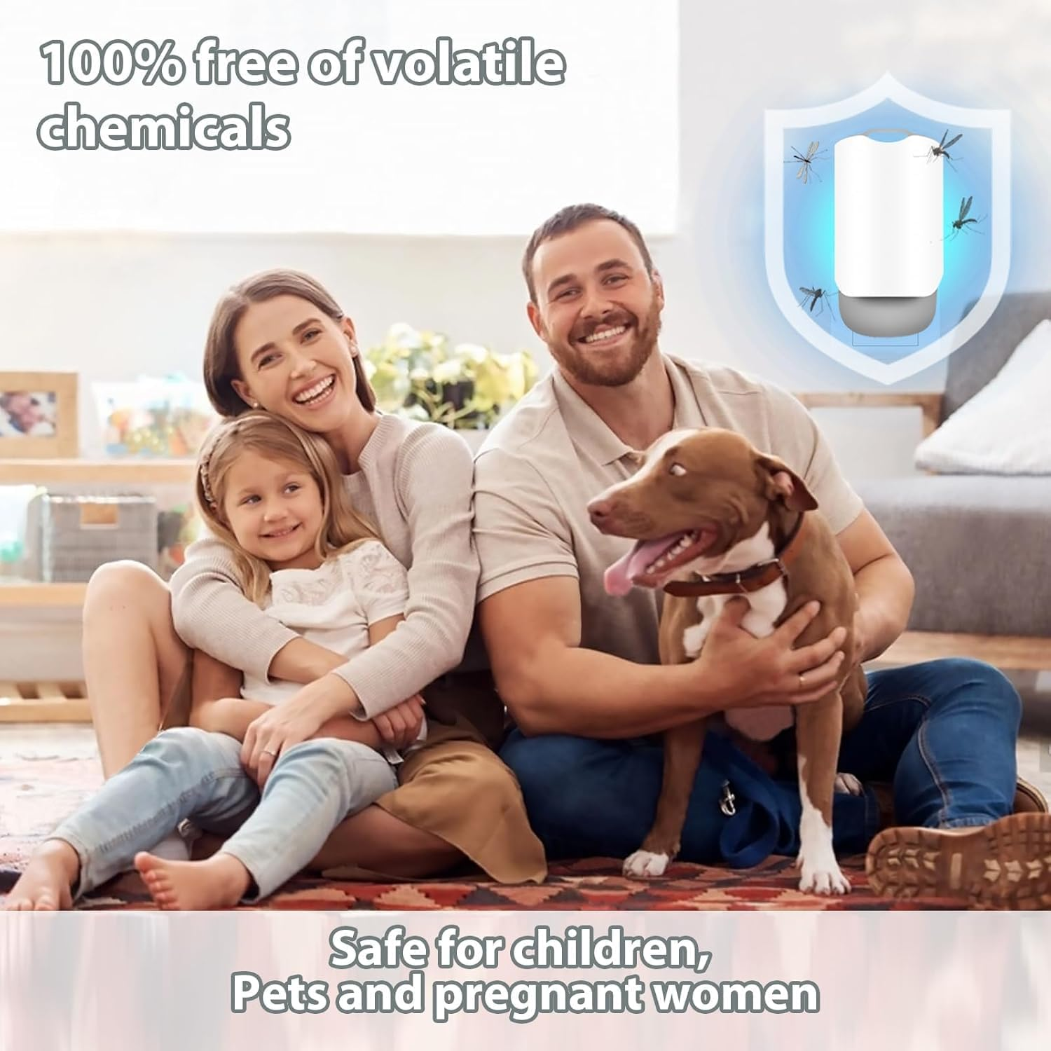 2 Pack Flying Insect Trap with Night Light, Indoor Plug-In Mosquito Killer with UV Attractant Catcher for Flies, Fruit Flies, Gnats & Other Flying Insects, 2 Device, 18 Sticky Trap Boards image number 3