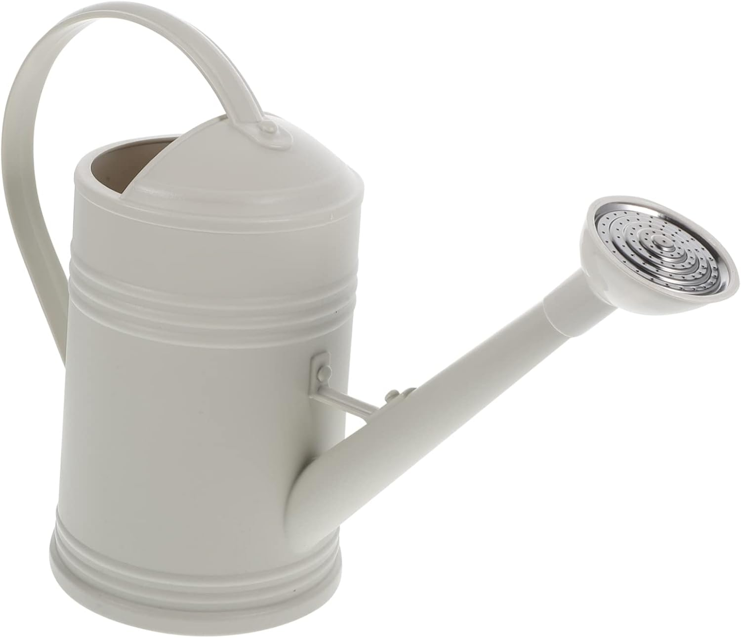 1.8L Long Spout Watering Can Household Indoor Garden Pot Succulent Flower Watering Sprinkler for Balcony Patio with Large Capacity in Beige