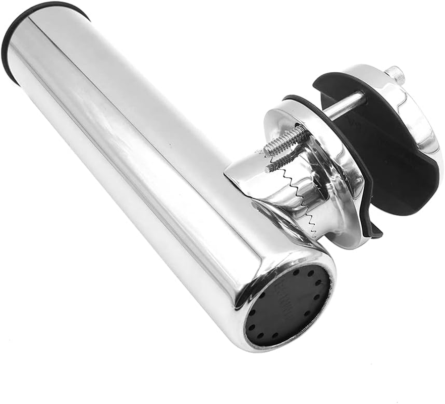 ZONADA 316 Stainless Steel Fishing Rod Holders Clamp on Rails Mount Mounting 43-51Mm Rail Mounted Marine Grade for Fishing Boat Yacht image number 2