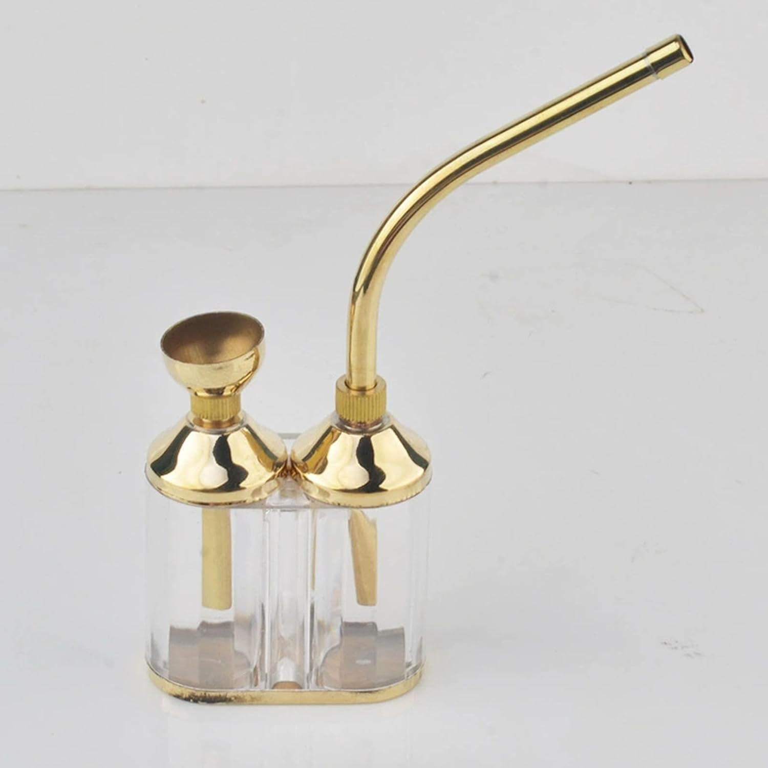 Plexiglass Jug with Curved Handle with Metal Tube, Dual Purpose Kettle Set Plumbing Gift Accessories