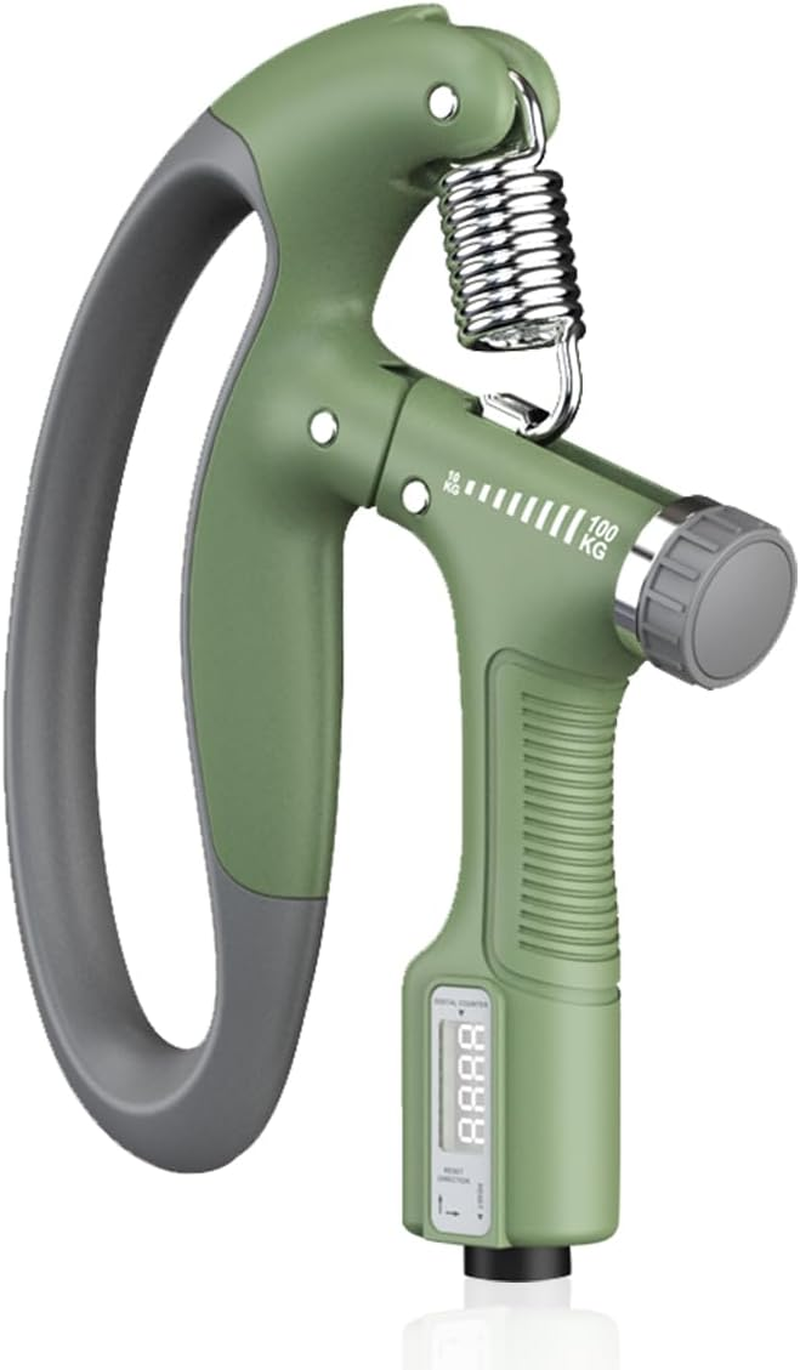 Grip Strengthener Hand-Muscle Developer Adjustable 10-100Kg Power Gripper Trainer Exerciser Non Slip