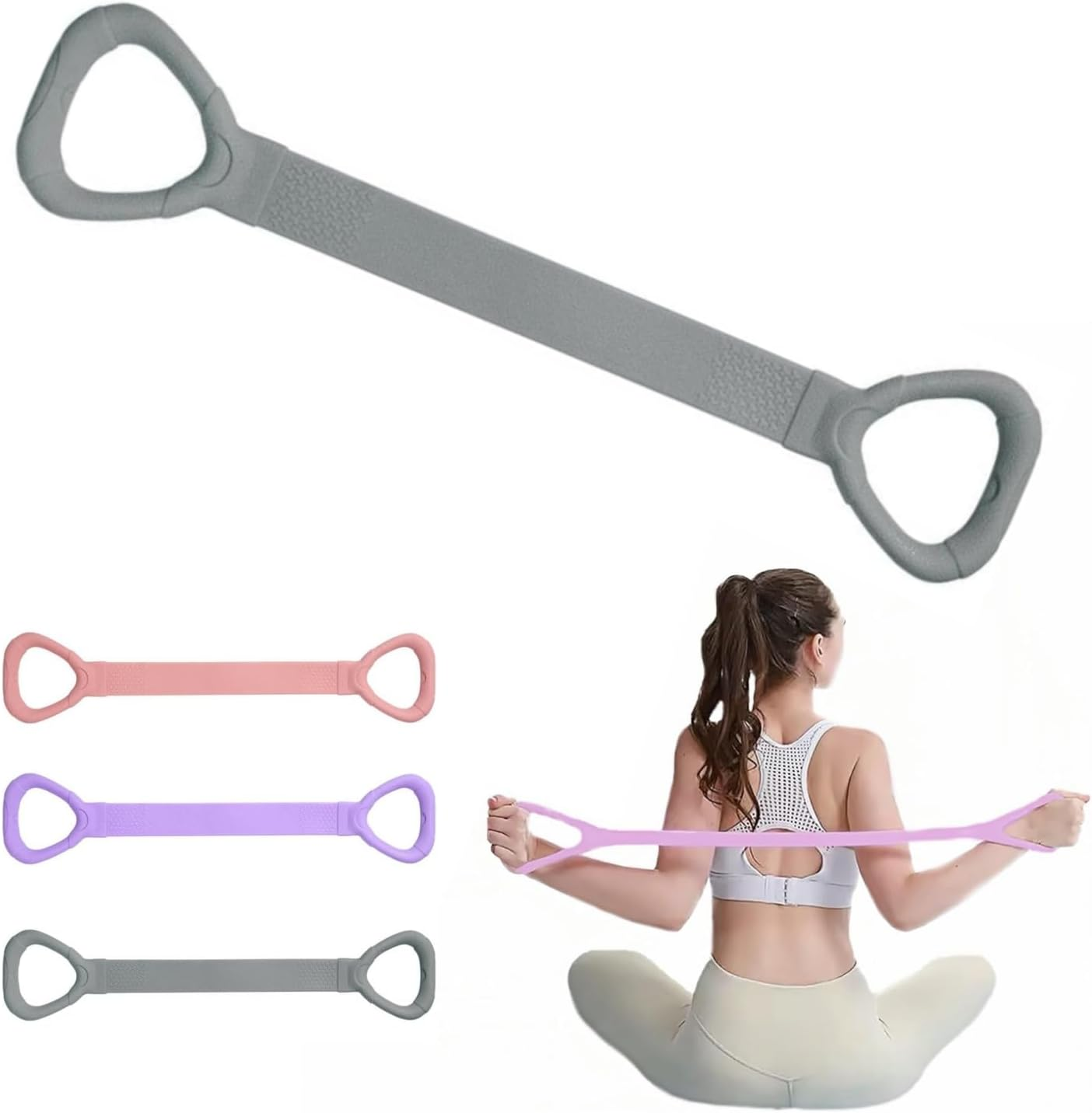 Shoyisenka the 8-Shaped Resistance Band Is Suitable for Both Men and Women and Is Ideal for Arm and Back Training - Home Fitness Equipment.