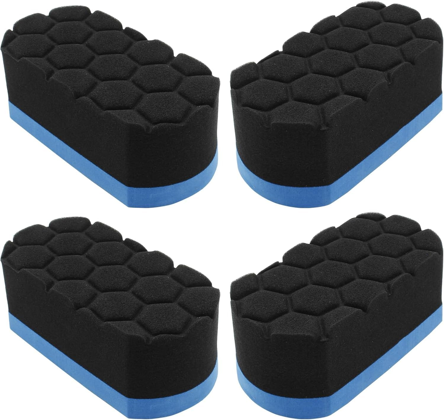 Tire Shine Applicator Pads, 4Pcs Car Detailing Foam Sponge Pads Set,Tire Shine Applicator Pads Perfect for Tire Polish Applicator image number 2