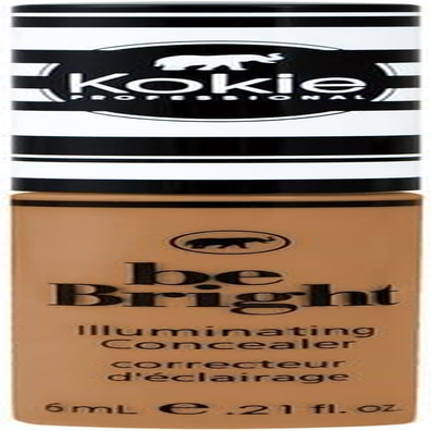 Kokie Cosmetics Be Bright - Concealor and Color Correctors, Deep Tan, 0.21 Fluid Ounce