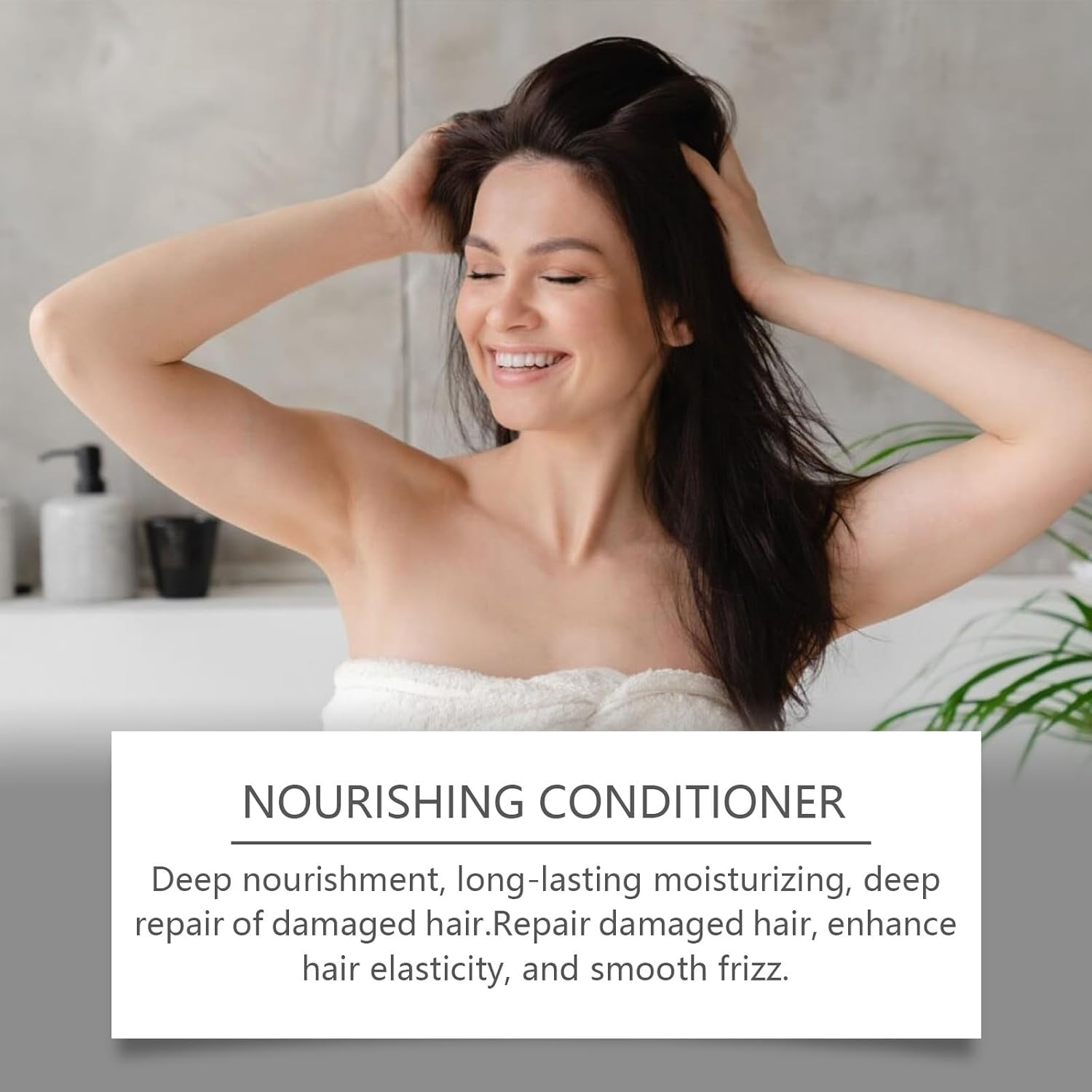 Volumizing Shampoo and Nourishing Conditioner Set for Fine Hair - Thickening & Volume Boosting Hair Care Duo - for Straight or Wavy Hair Types - Adds Fullness and Bounce to Hair, 100Ml (5 Bottles) - 3 Bottles image number 4