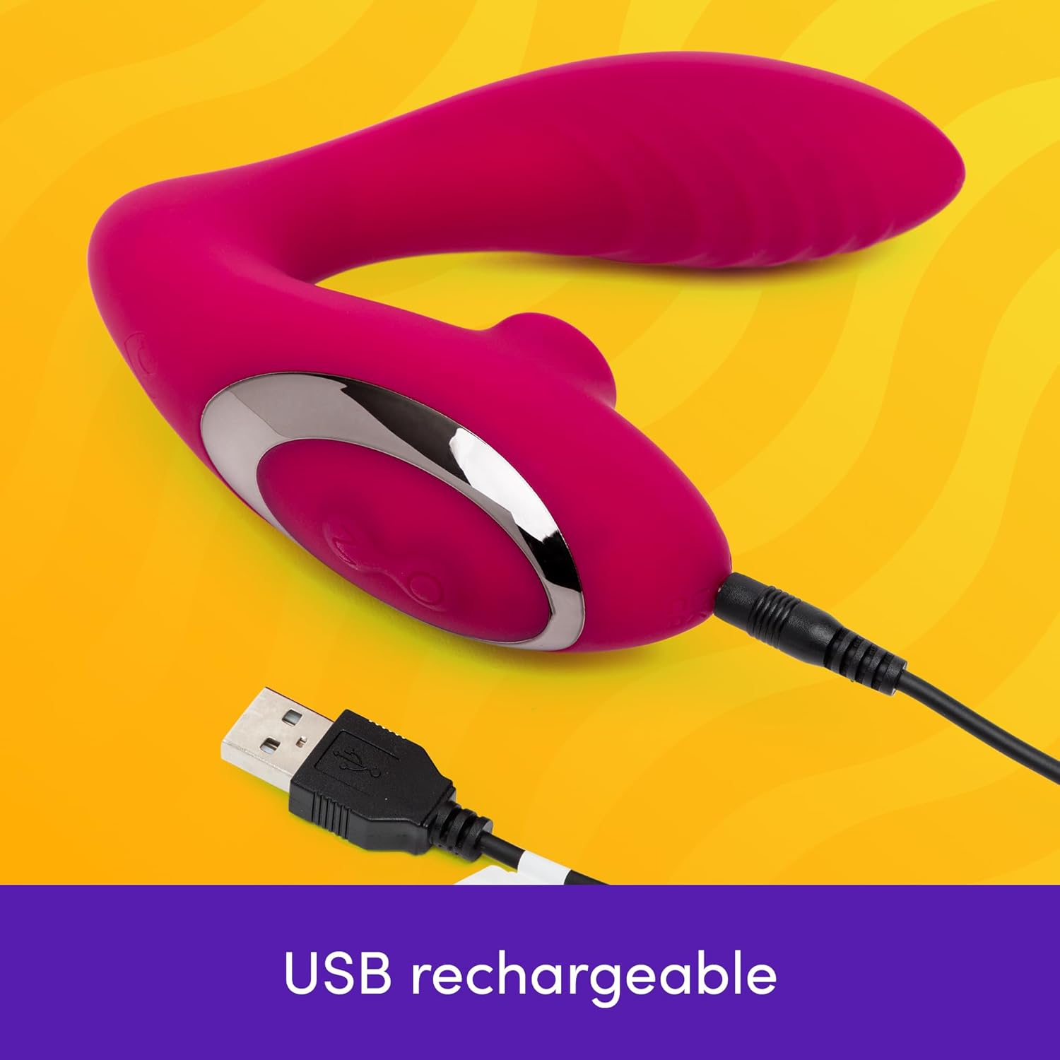 Lovehoney Indulge Clitoral Sucking Toy - Vibrating Sex Toy for Clit and G-Spot Double Stimulation - Waterproof Sucker Vibrator - Silicone Vibrating Adult Sex Toys for Women