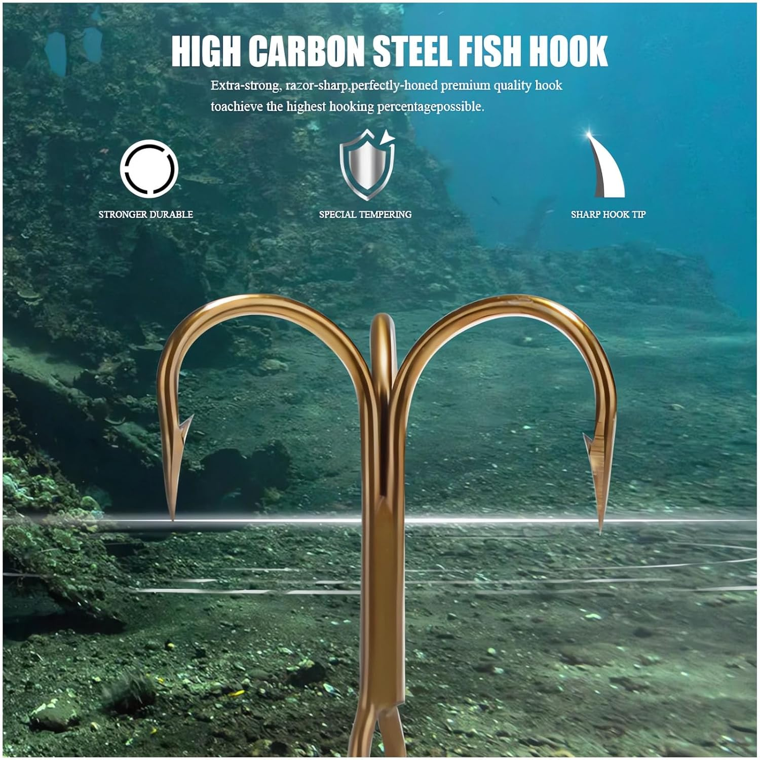 Naturezhen Spinner Fishing Lures, Trout Baits Fishing Tackle, Triple Fishing Hooks for Freshwater Fishing with Portable Carry Bag, Hard Metal Spinner Baits for Bass Trout Salmon 16Pcs image number 1