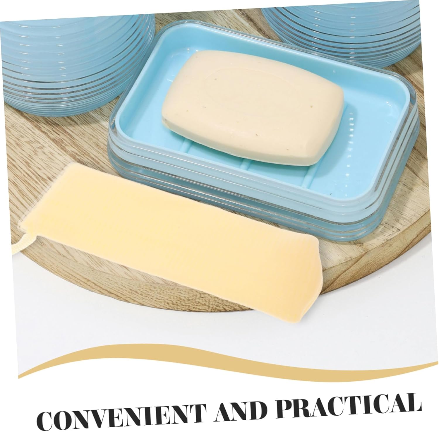 Healeved 5Pcs Multi- Accessory Soap Bags for Soap Bars Bar Pouch Foaming Pouch Lightweight Portable image number 1