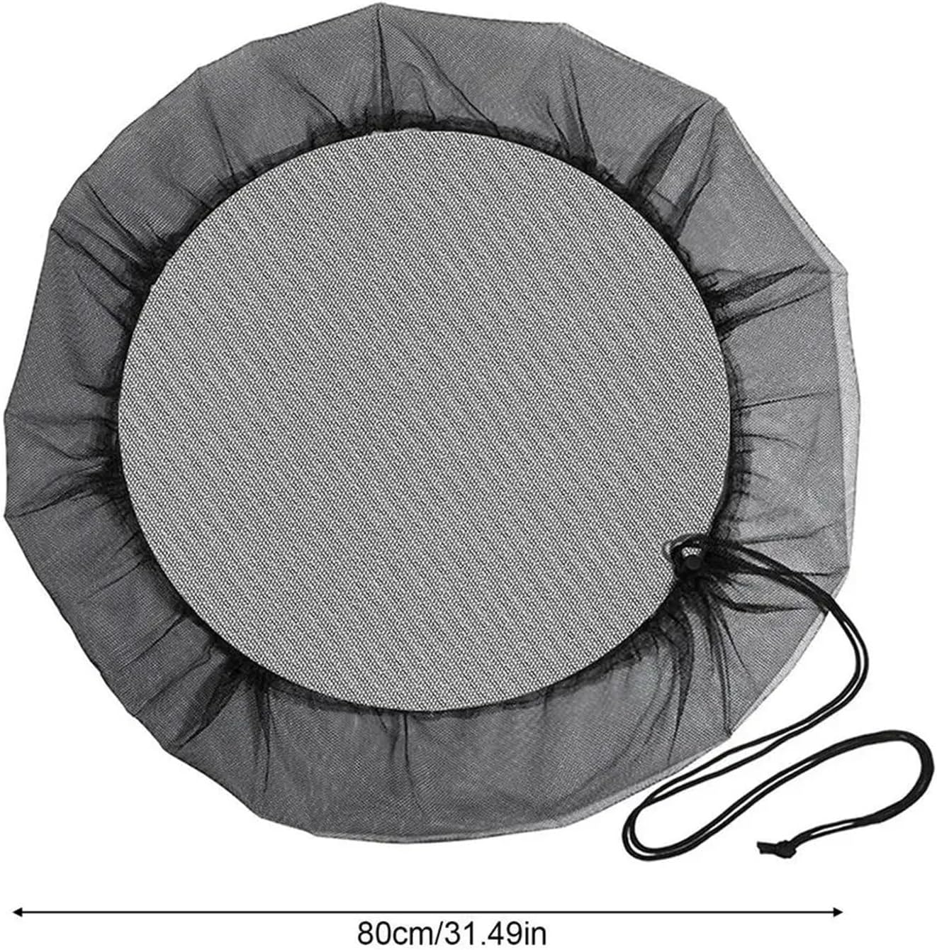 Zqnaznfdelarge Bird Cage Cover, Mesh Cover(Diameter 80Cm) image number 2