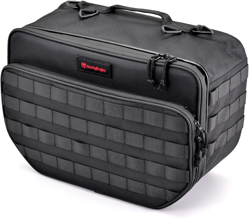 Henly Begins 30822 Daytona Motorcycle Side Bag 10L Saddle Bag DHS-25 Black
