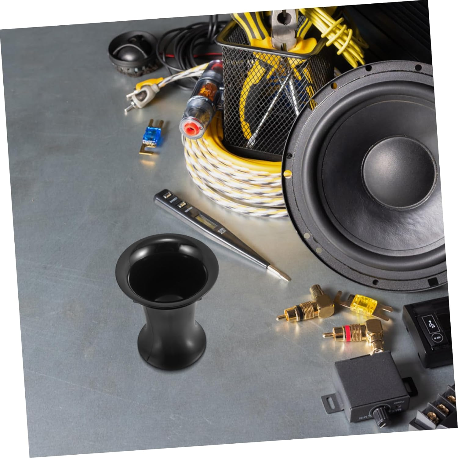 Operitacx Reflex Port Tube Speaker Bass Reflex Tube for Subwoofer DIY Speaker Repair Parts Air Vent Guitar Amp Ports image number 6