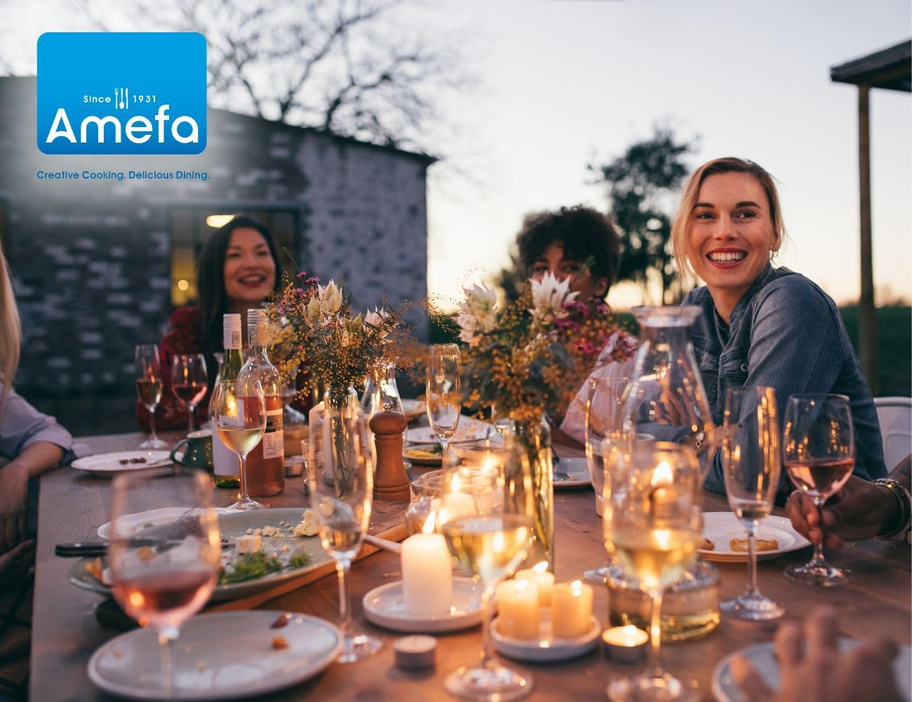 Amefa Lou Laguiole Louis Steak Knife Set, 6 Pieces, White Handles, Micro Serrated Edge with Long-Lasting Sharpness, Super Sharp & Cut, Steak Cutlery, Professional Steak Set image number 4