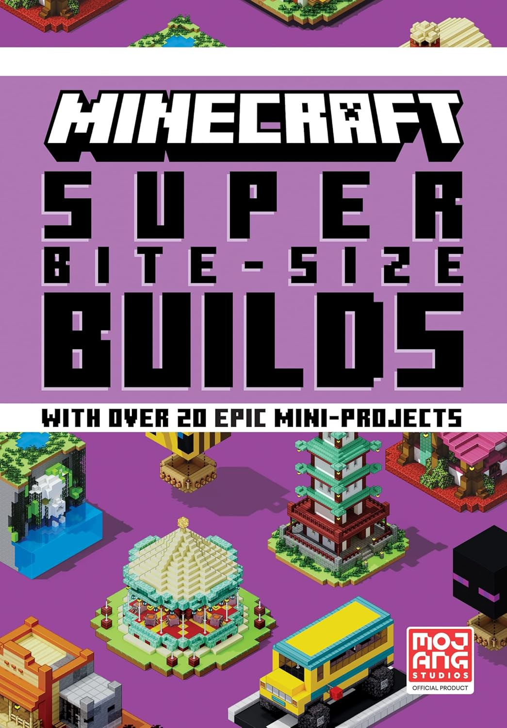 Minecraft Bite Size Builds Slipcase X 3: the Official Collection of Illustrated Mini-Projects with over 60 Fun Builds: Great for Gamers of All Ages and Abilities. image number 3