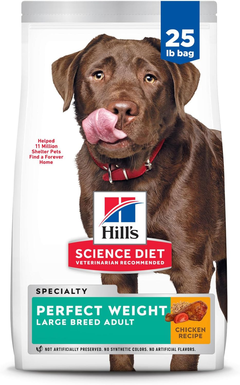 Hill'S Science Diet Adult Perfect Weight Large Breed Chicken Recipe Dry Dog Food 11.34 Kg image number 2