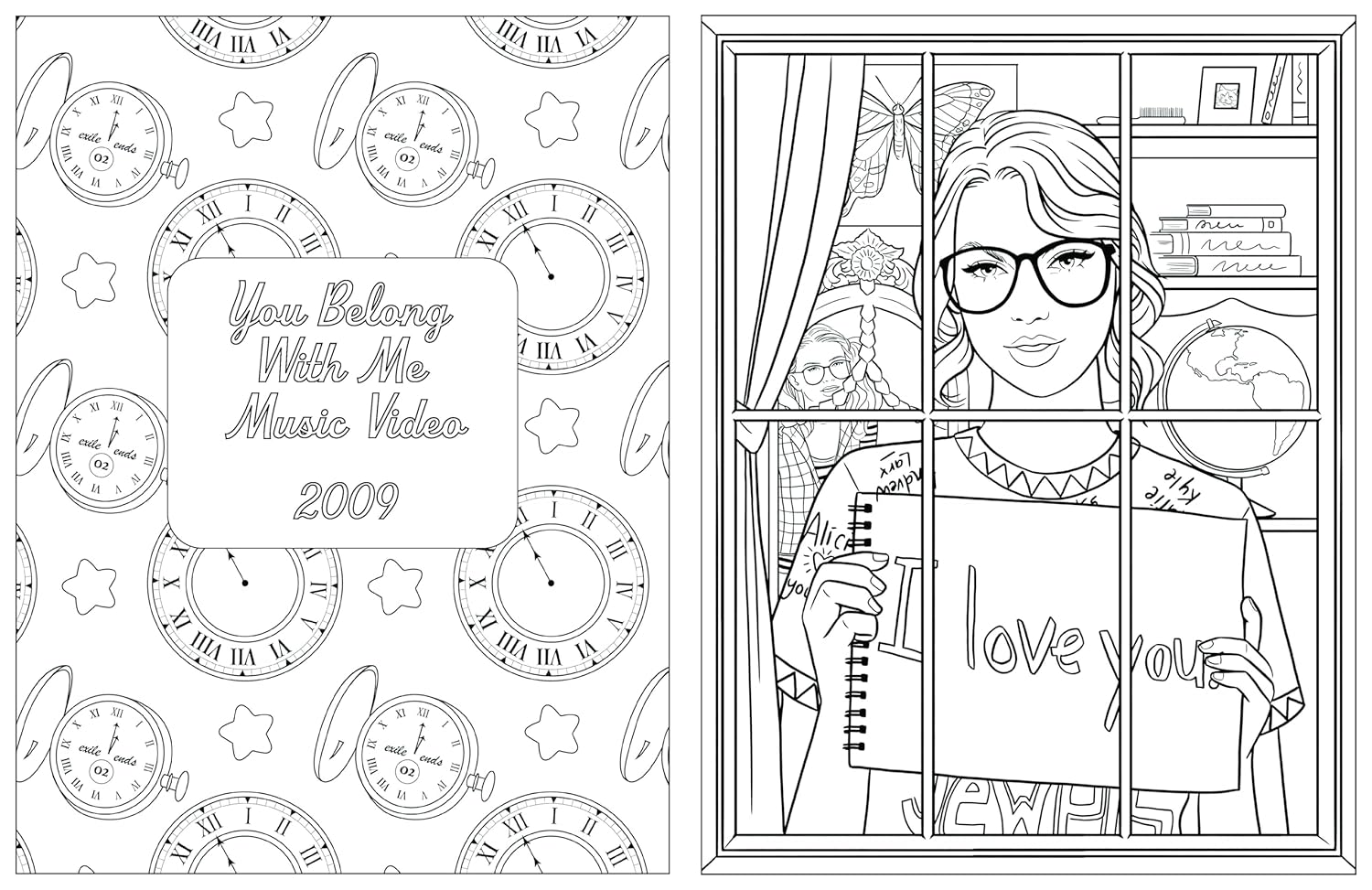 Colour in Taylor: a Unofficial Taylor Swift Colouring and Sticker Book image number 5
