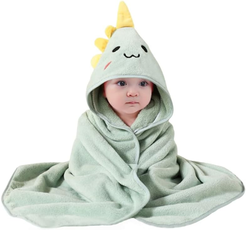 Baby Towel, Hooded Towel for Babies, Ultra Soft Baby Towels, Super Absorbent and Washable, Baby Towel with Unique Animals for Baby Gift image number 3
