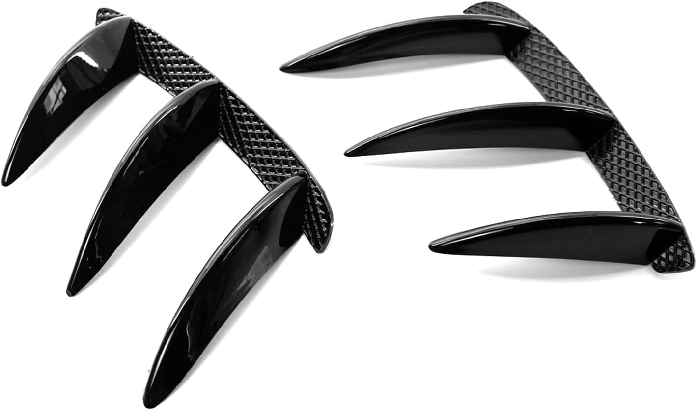 RAYWE 1 Pair Car Rear Lip Bumper Canards Vents Replacement for Mercedes Benz W176 A200 A250 A45 AMG image number 5