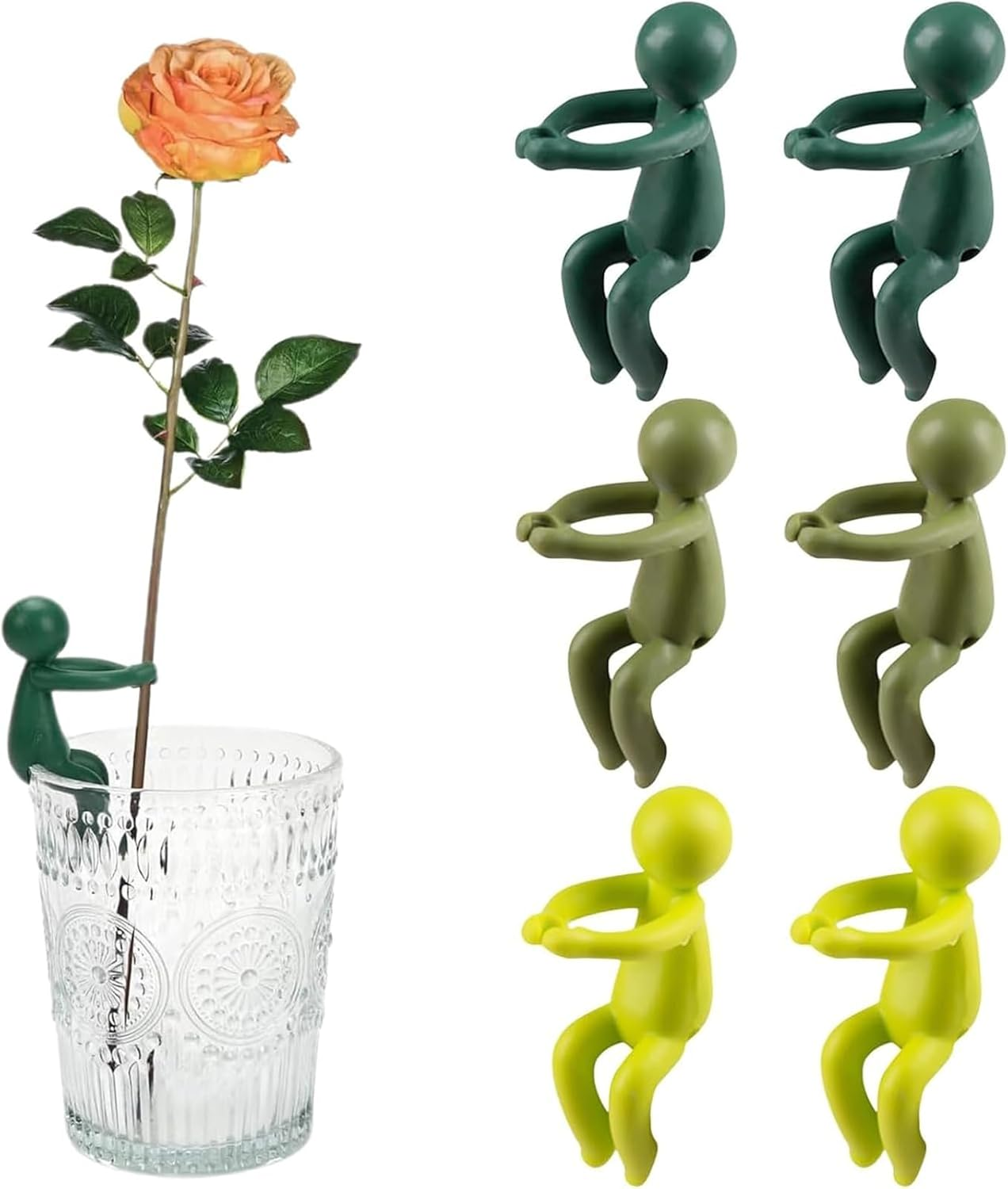 6 Pcs Plant Propagation Friends, Plant Support for Sprouts, Stems, Shoots and Cuttings, Growth Tool for a Plant Propagation Station Indoor Garden Funny Plant Lover image number 4