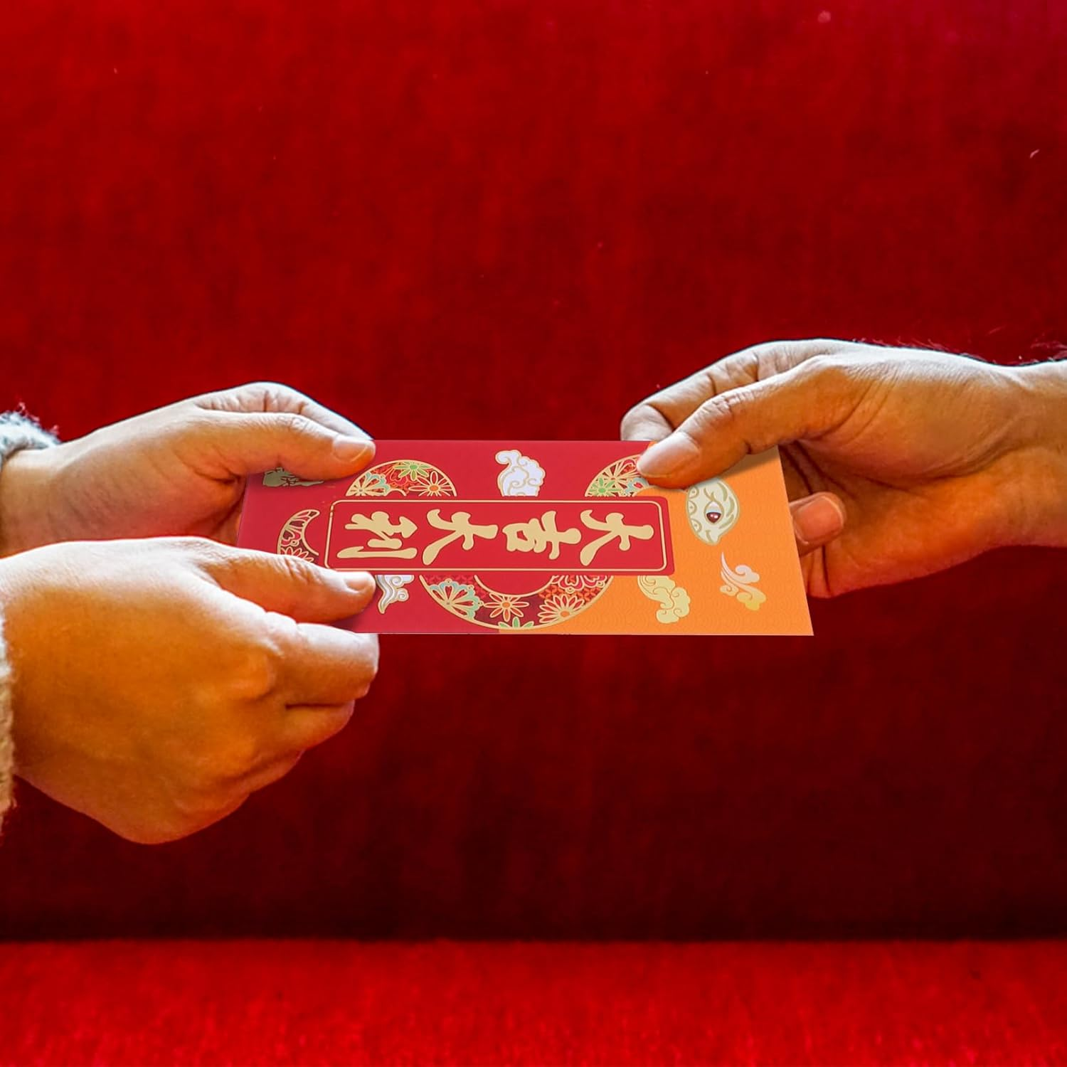 Tofficu 6Pcs Red Envelopes Chinese, 2025 Snake Red Pockets, Chinese Hongbao Lucky Money Envelopes for Chinese Lunar Year - B image number 3