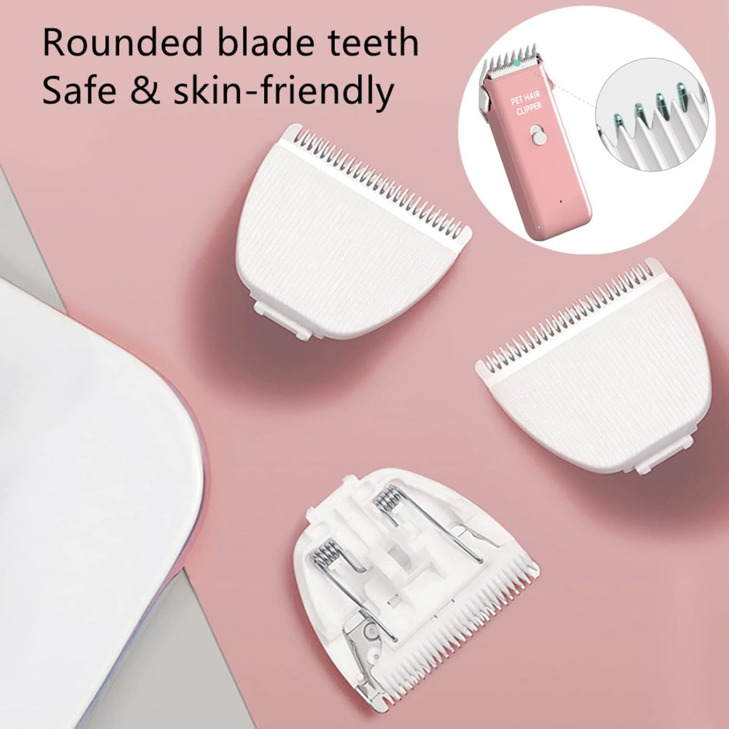 Founouly 3-Packs Home Professional Pet Dog Cat Grooming Clipper Replacement Blades Only - Ap005-3P-Blades image number 3