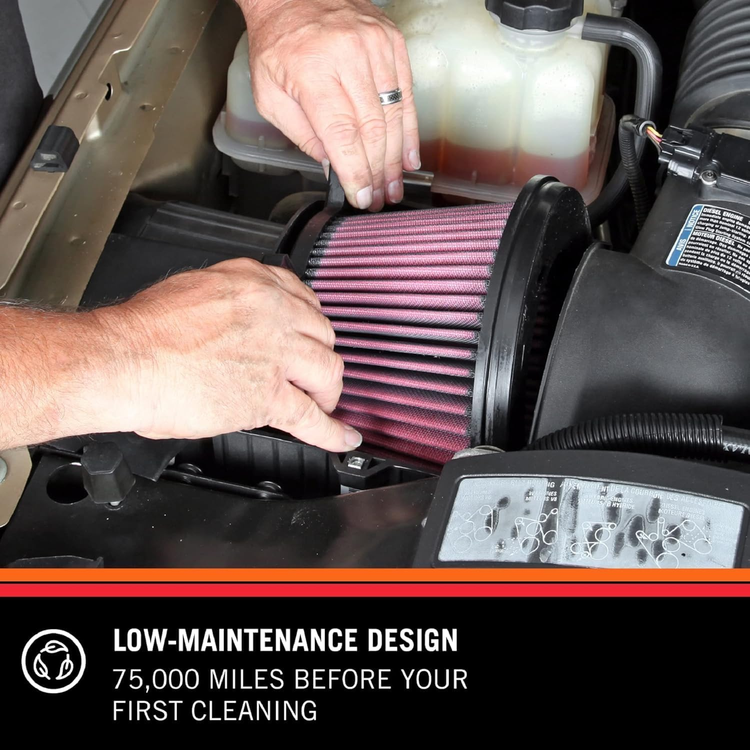 K&N E-3461 Oval Air Filter image number 4