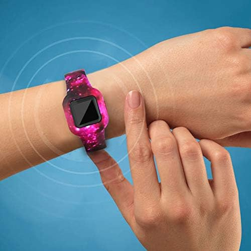 Bands Compatible with Garmin Vivofit Jr. 3 Fitness Tracker for Kids Band Replacement Sports Wristbands Adjustable Colorful Pattern Silicone Strap for Vivofit Jr 3 Children Boys Girls