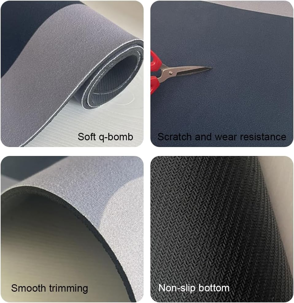 HPAMR Football Footstep Training Mat, Football Dribbling and Passing Practice Mat, Soccer Training Mat for Soccer Training, Portable and Durable, Ideal for Improving Agility, Footwork, and Technique image number 2