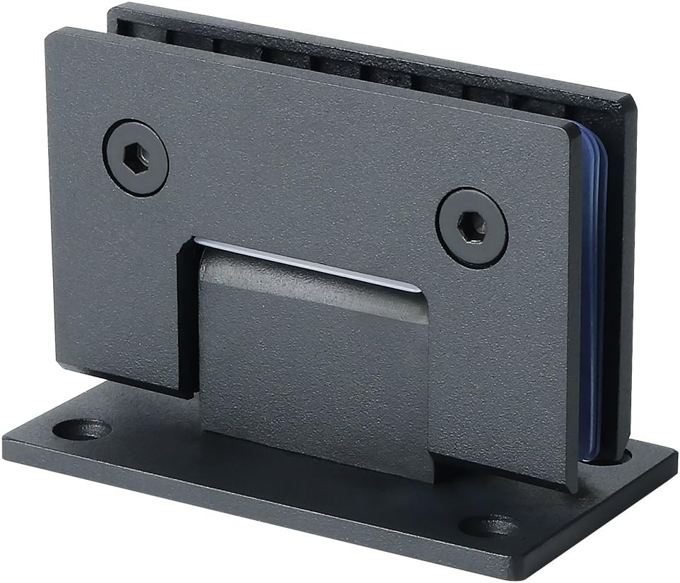 Alise Glass Shower Door Hinges,90 Degree Shower Door Hinges for Bathroom Doors,Heavy Duty Stainless Steel Wall to Glass Frameless Shower Doors Hardware Replacement Part,Polished Chrome (1P)