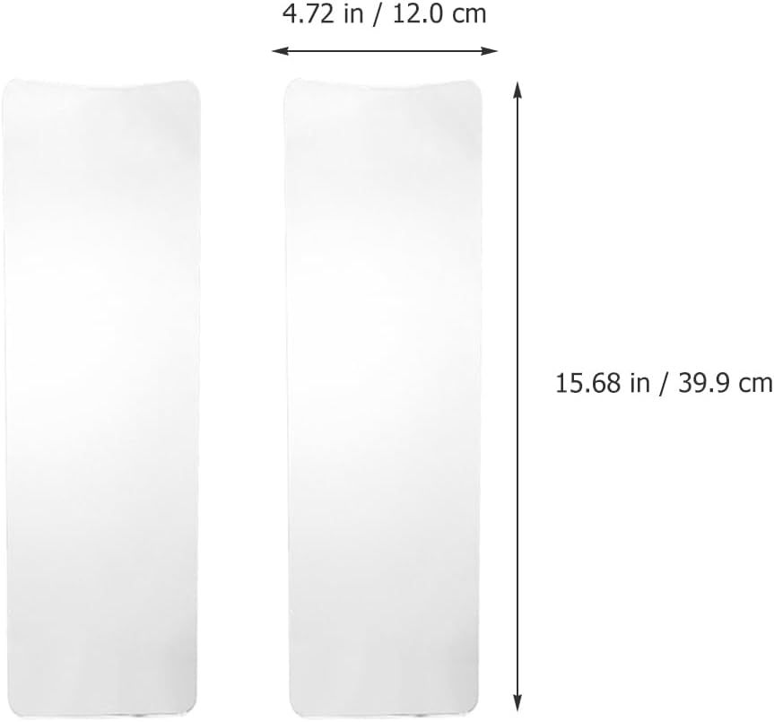 Transparent Hair Styling Board 2 Pieces Lightweight Coloring Tool for Professional Hairstyle at Home image number 4