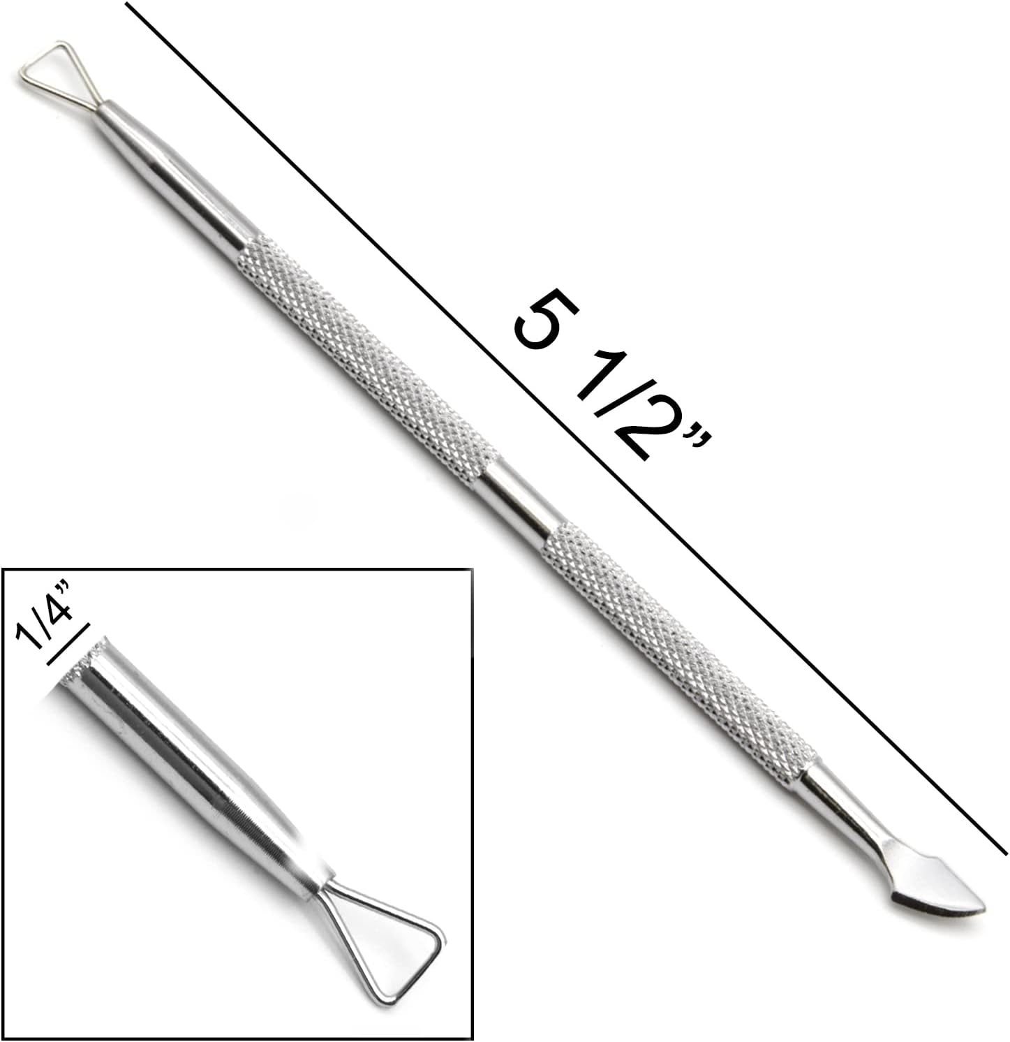 Prettyclaw Nail Cuticle Pusher Manicure Cuticle Remover Cuticle Tool Double Sided (A06) image number 5