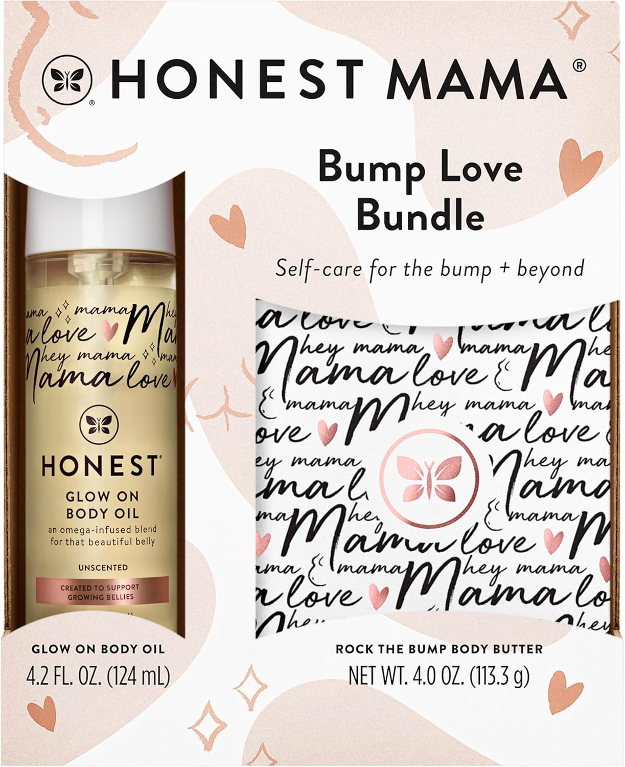 Honest the Company Mama Body Butter + Body Oil Bump Love Bundle, 8.2 Oz. image number 6