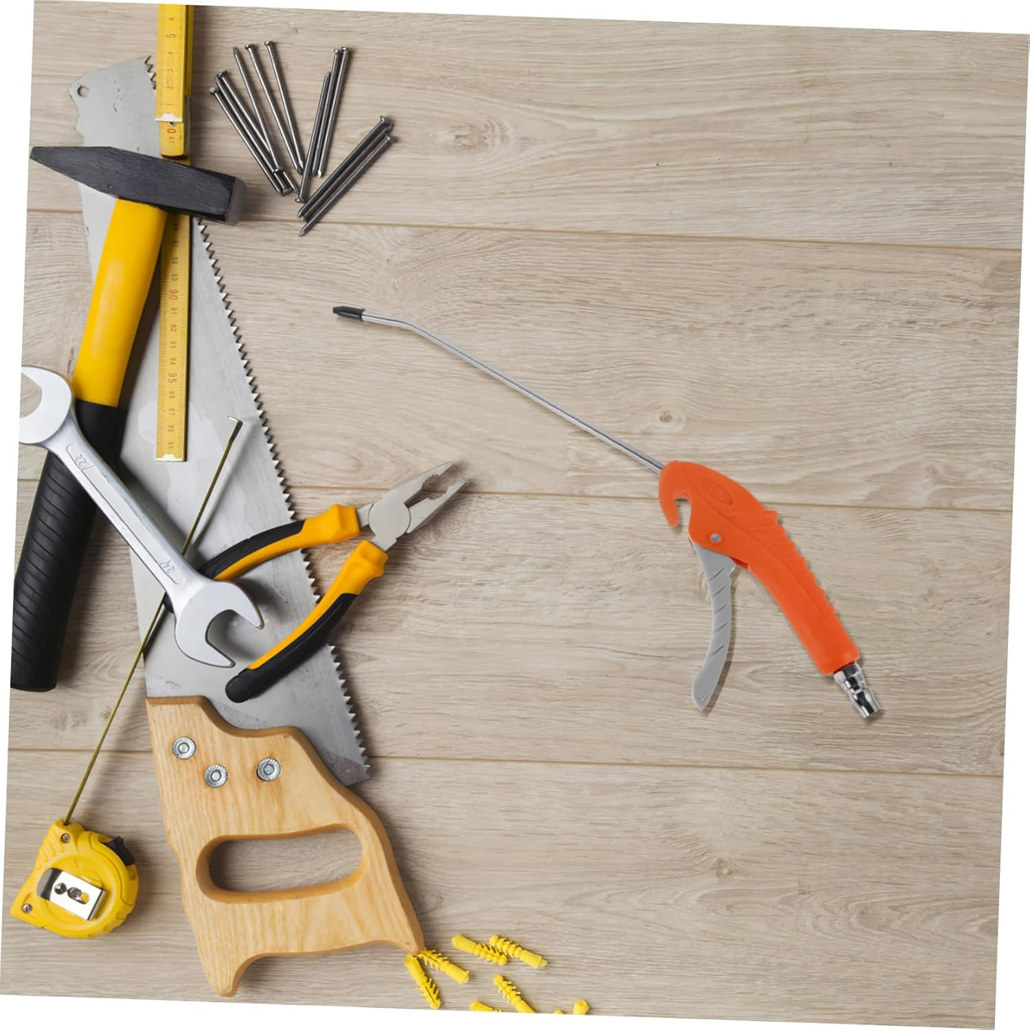 HOODANCOS Pneumatic Dust Blower Air Duster Gun Set with Extended Nozzle High Pressure Air Spray Cleaner for Car Detailing and Pc Cleaning Automotive Exterior Care image number 3